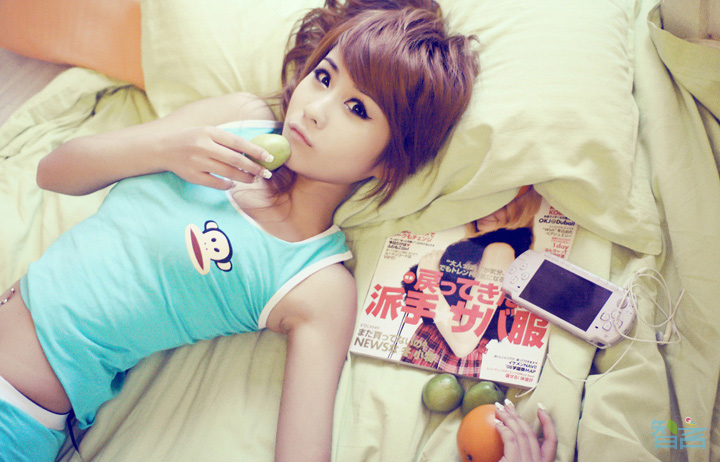 吊带可爱型迷人小清新美女3